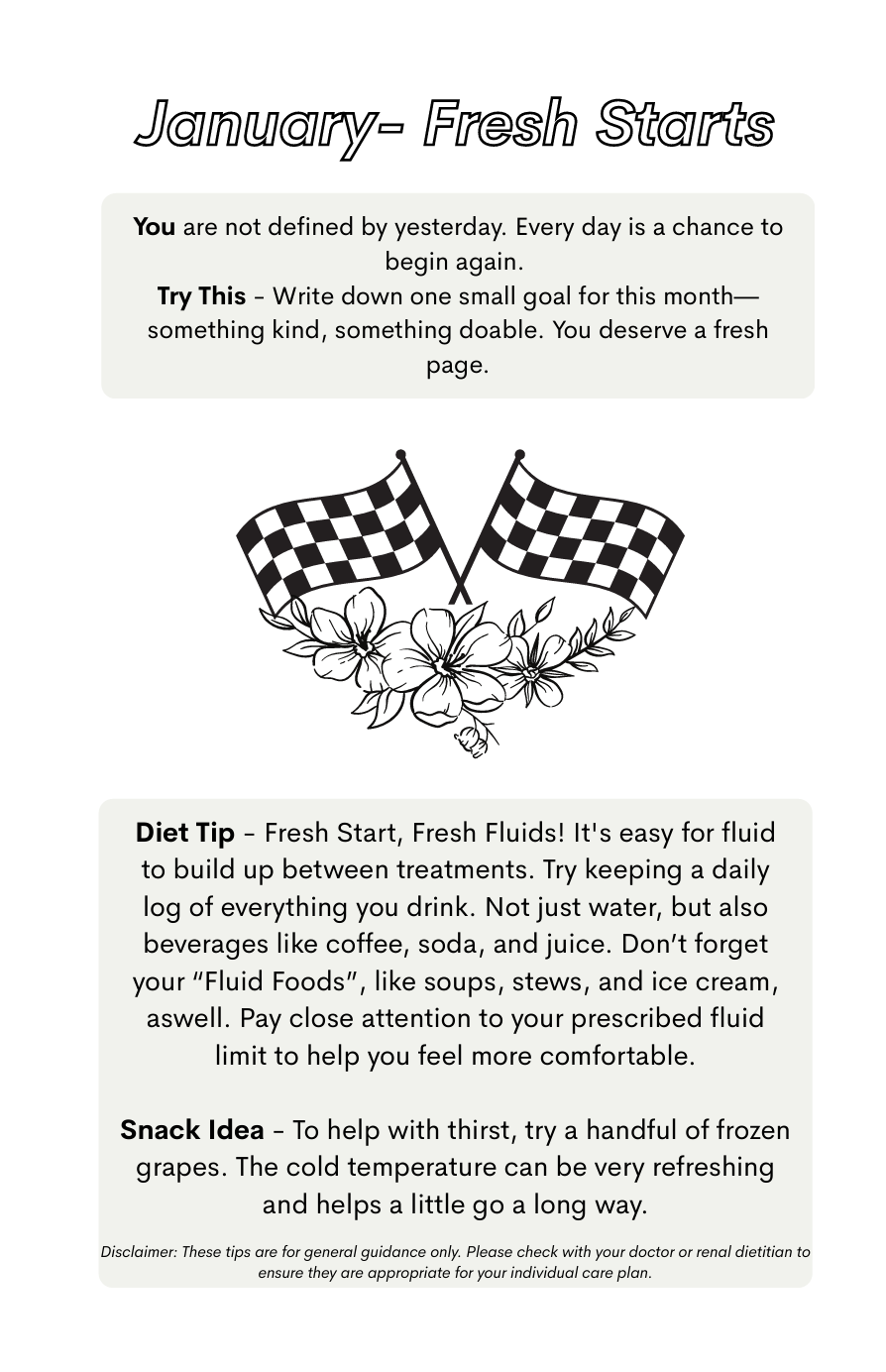 2026 Dialysis Wellness Planner